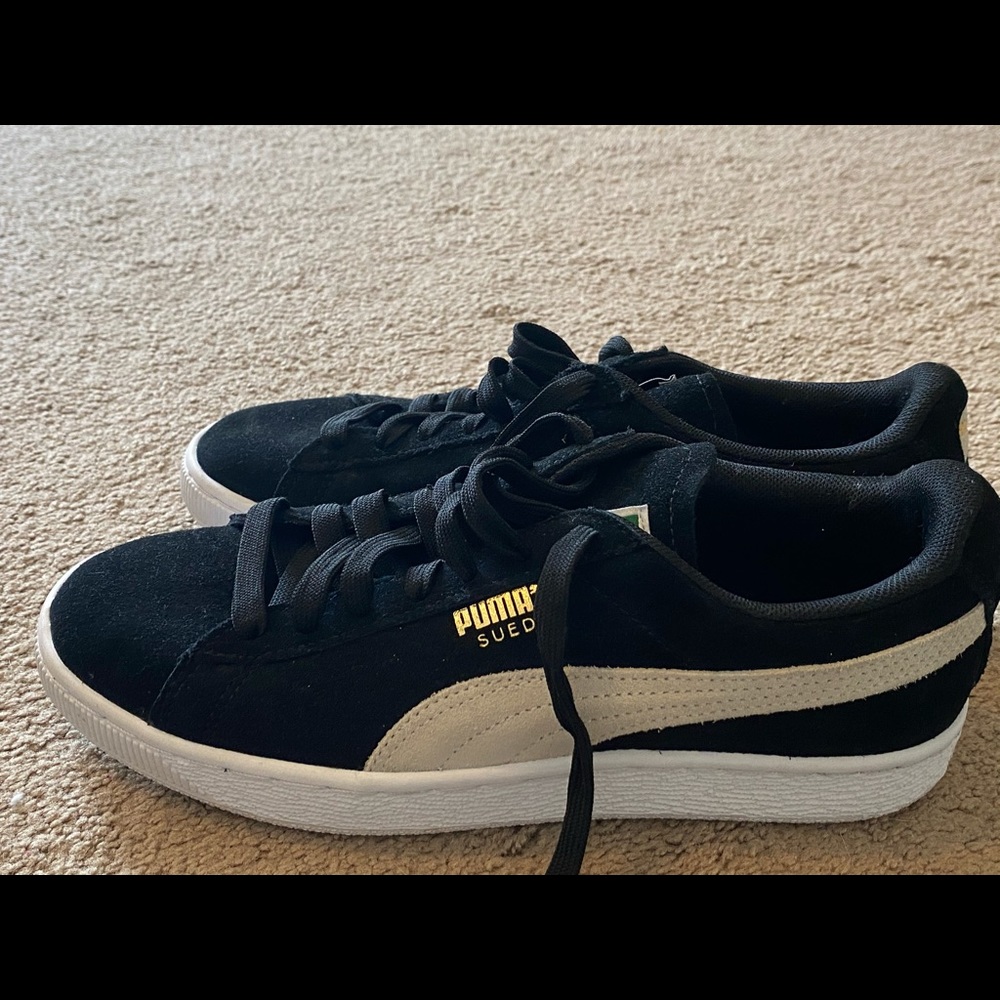 Puma Black Suede Shoes